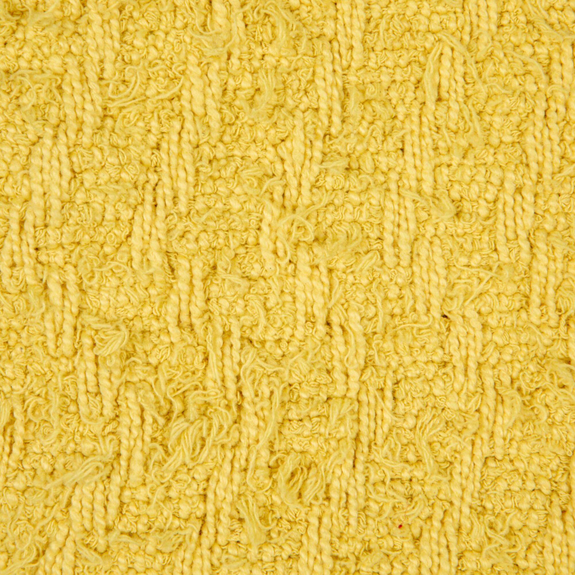 Hello Honey® 60" Chartreuse Woven Cotton Throw Blanket with Fringe